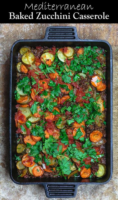 Mediterranean-Style Baked Zucchini Casserole | The Mediterranean Dish