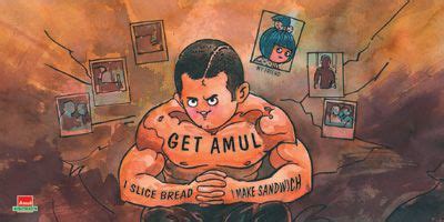 Gajini | Amul, Cartoon, Creative art