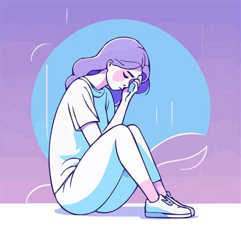 Download Anxiety, Depression, Girl. Royalty-Free Vector Graphic - Pixabay