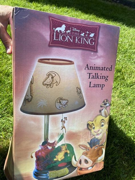 Vintage Disney The Lion King Timon & Pumbaa Singing Dancing Lamp ULTRA RARE | #2723653162