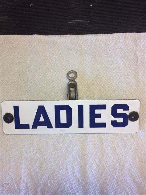 Vintage Ladies Restroom Sign | #1886138698