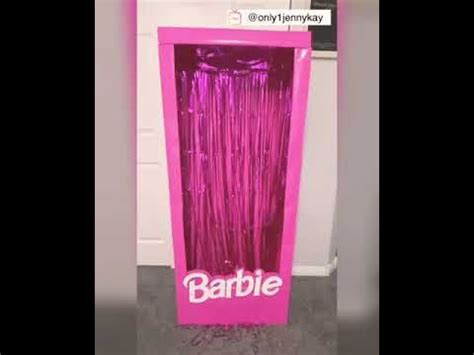 Barbie Box DIY - YouTube | Barbie box, Barbie diy, Barbie party decorations