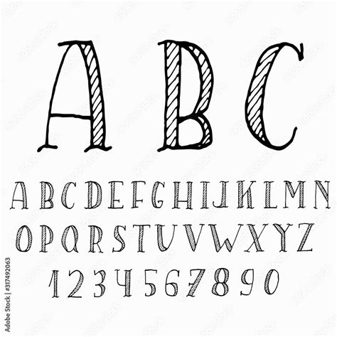 Letters Alphabet Different Fonts