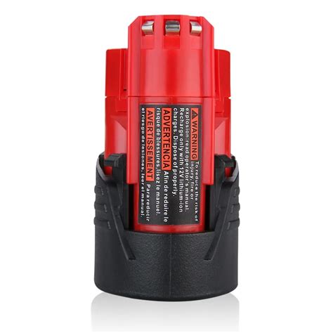 Rechargeable Battery for Milwaukee 12V 1500mAh Li ion Battery ...