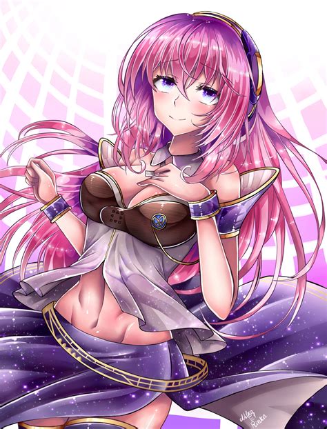 Megurine Luka V4x Art by MilkaElRinka on DeviantArt