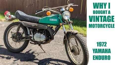 Why I Bought a Vintage Motorcycle in 2021 - 1972 Yamaha LT2 100 Enduro - YouTube