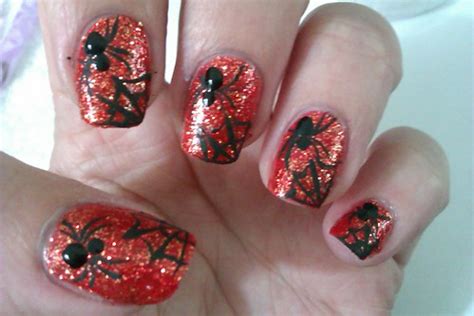 DIY Nail Art Designs: Easy Spider Nail Tutorial in Orange … | Flickr