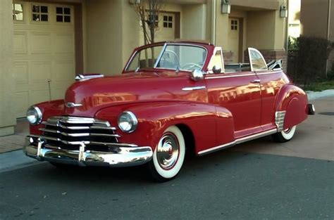 Chevrolet Fleetmaster Convertible 1947 - source 40s & 50s American Cars.