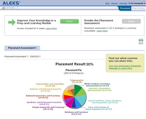 ALEKS Math Assessment - Penn State University