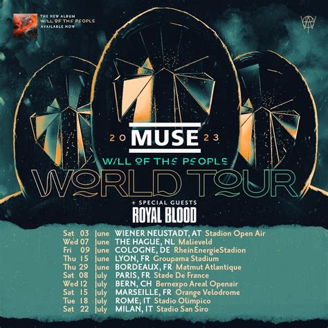 Muse anuncia los conciertos de su gira europea de 2023 - MERCADEO POP