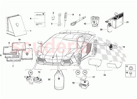 Accessories parts for Lamborghini Aventador LP700 Coupe | Scuderia Car ...