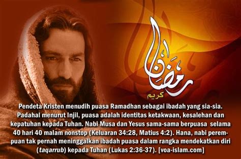 Jawaban untuk Kristen (1): Puasa Ramadhan Ibadah yang Sia-sia? - VOA-ISLAM.COM