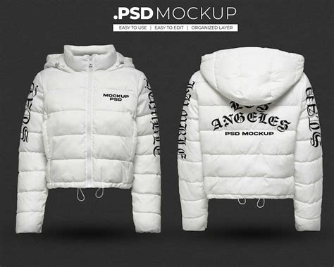 Premium PSD | Puffer Jacket Mockup