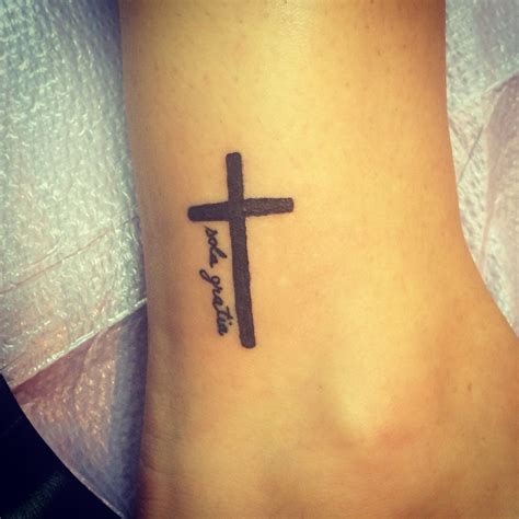 "Sola gratia" by grace alone. My first tattoo! Grace Tattoos, Arm ...