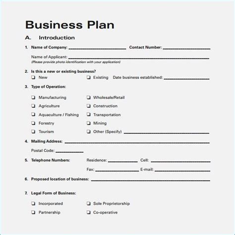 6 Free Simple Business Plan Template | Every Last Template | Free Download | Business plan ...