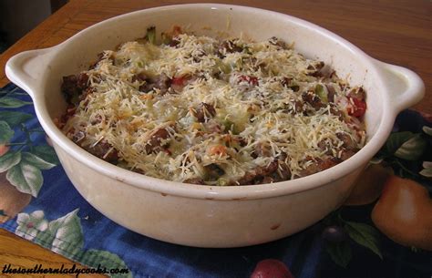 SAUSAGE AND CABBAGE CASSEROLE - The Southern Lady Cooks