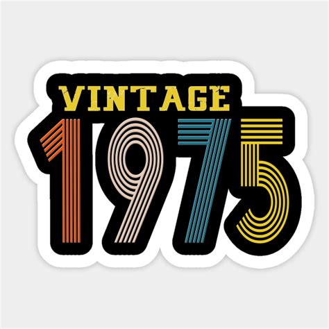 1975 - 1975 - Sticker | TeePublic