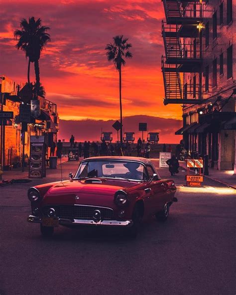 Retro Car Sunset Wallpapers - Wallpaper Cave