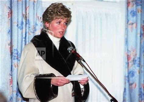 Princess Diana gives a speech. 22nd December 1990. (Express Newspapers Via AP Images)