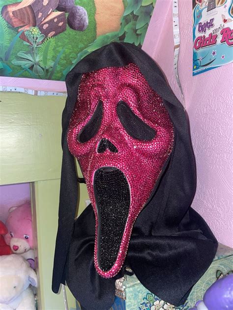 Custom Ghostface Rhinestone Mask CUSTOMIZABLE - Etsy