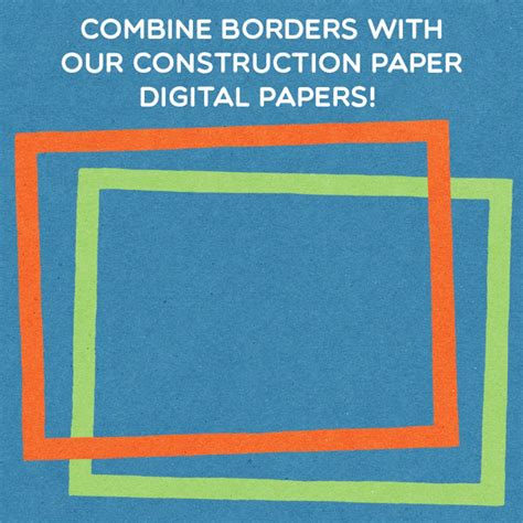 Construction Paper Digital Papers / Backgrounds for Personal and Commercial Use Cardboard ...