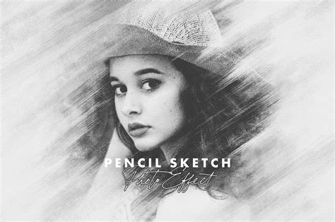 Smudged Pencil Sketch Photo Effect