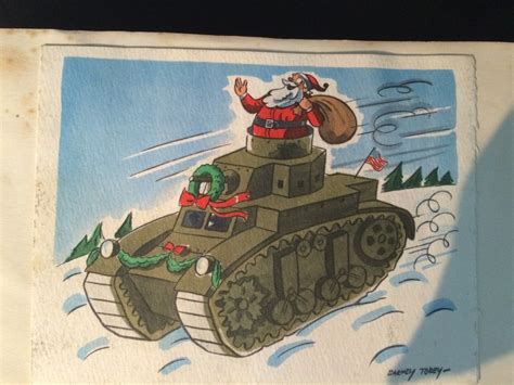 Philip Hamlyn Williams - Historian: Christmas card from WW2