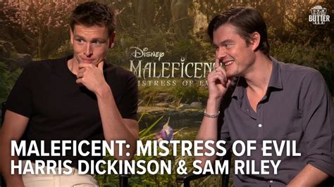 Maleficent 2: Sam Riley & Harris Dickinson Interview | Extra Butter ...