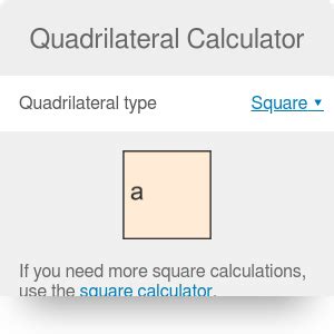 Quadrilateral Calculator