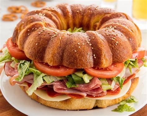 Giant Party Sub | Recipe | Recipes, Delicious sandwiches, Superbowl party food