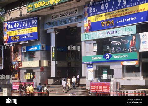 Brigade Road Bangalore Karnataka India Stock Photo - Alamy