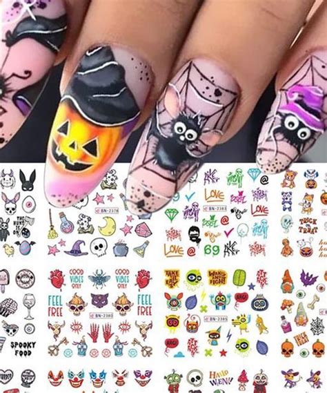 50+ Halloween Nail Stickers (2024) Photos - TailoringinHindi