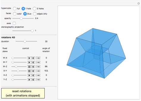 Rotating a Hypercube in 4D - Wolfram Demonstrations Project