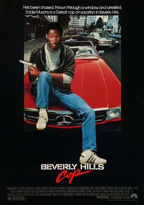 Beverly Hills Cop Movie Poster - Classic 80's Vintage Poster Print - prints4u