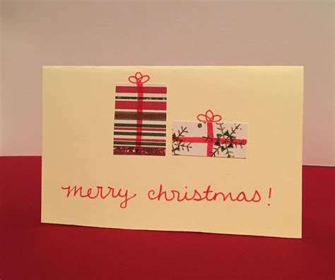 Quick and easy Christmas card | Christmas cards, Simple christmas ...