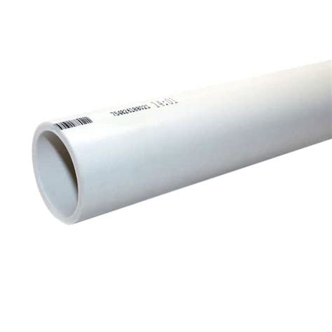 JM EAGLE 1 in. x 10 ft. White PVC Schedule 40 Pressure Plain-End Pipe 531194 - The Home Depot