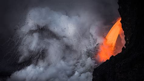 Cascade of Lava - Hawaii :: Behance