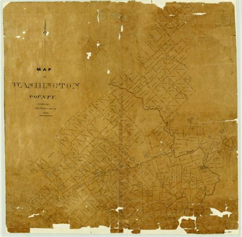 Map of Washington County – Legacy of Texas