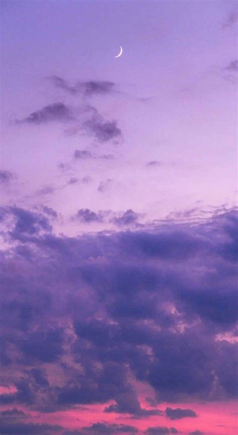 Download Purple Pastel Aesthetic Cloudy Sky Wallpaper | Wallpapers.com