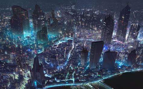 🔥 [20+] Cyberpunk City Desktop Wallpapers | WallpaperSafari