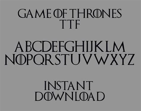 10 Popular Game of Thrones Fonts to Use in Your Designs - Onedesblog