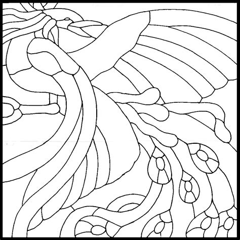 45 Simple Stained Glass Patterns | Guide Patterns - Free Printable ...