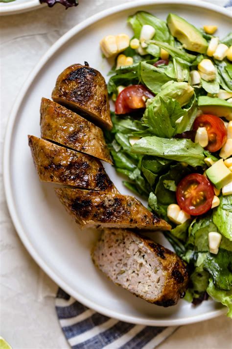 grilled sausage + the perfect one-bowl salad - Plays Well With Butter