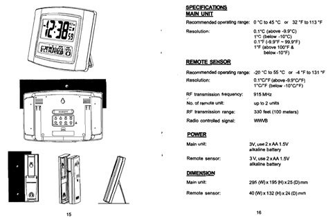 Sharp Atomic Clock User's Manual