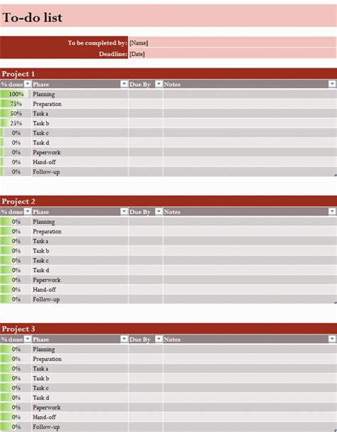 Microsoft Word Templates: Project Task Assignment Template