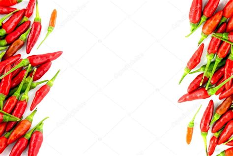 Fresh red pepper border — Stock Photo #41635225