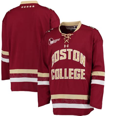 Under Armour Boston College Eagles Maroon Replica Hockey Performance Jersey