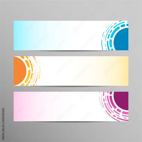 Circle Banner Template