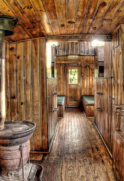 Inside the Caboose Photograph by Linda Clifford - Fine Art America