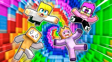 Can LANKYBOX Survive A 1 MILE DROP In MINECRAFT?! (LANKYBOX MINECRAFT!) - YouTube